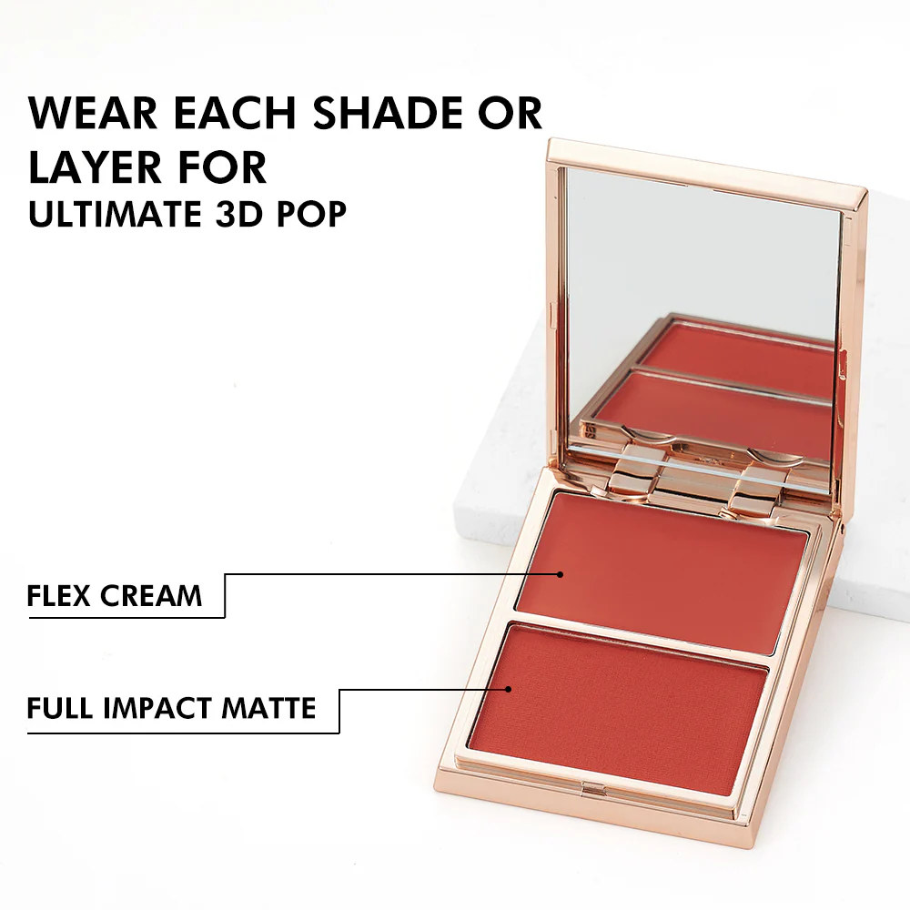 2-in-1 Cream & Powder Blush Palette