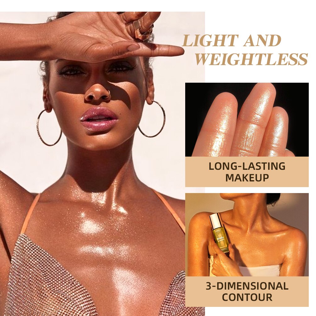 Body Face Glitter Liquid Highlighter