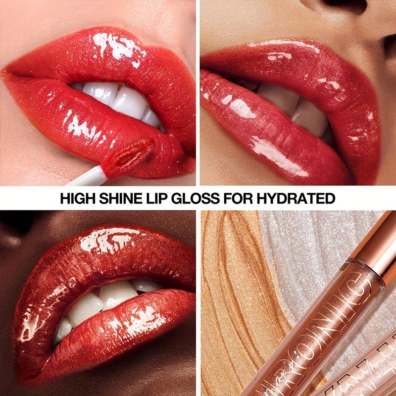 HYALURONIC Acid Glosy Glitter Lip Gloss