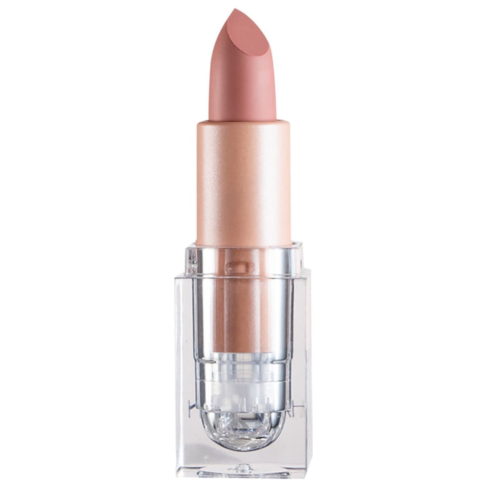 LINASHI 3 5g Lipstick Ice Cube Shape Matte Effect Paste Pink Color Waterproof Lipstick for Daily Use