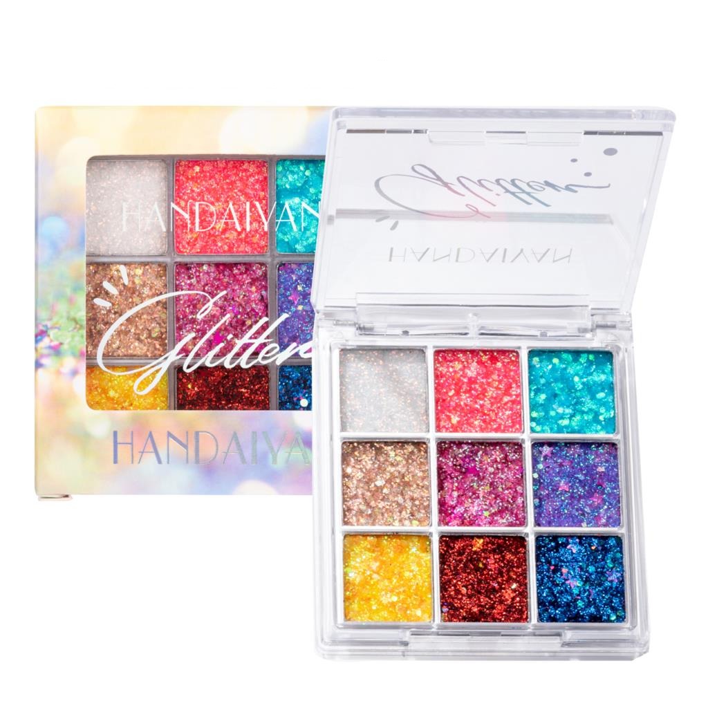 9 Colors Glitter Eye Shadow Palette