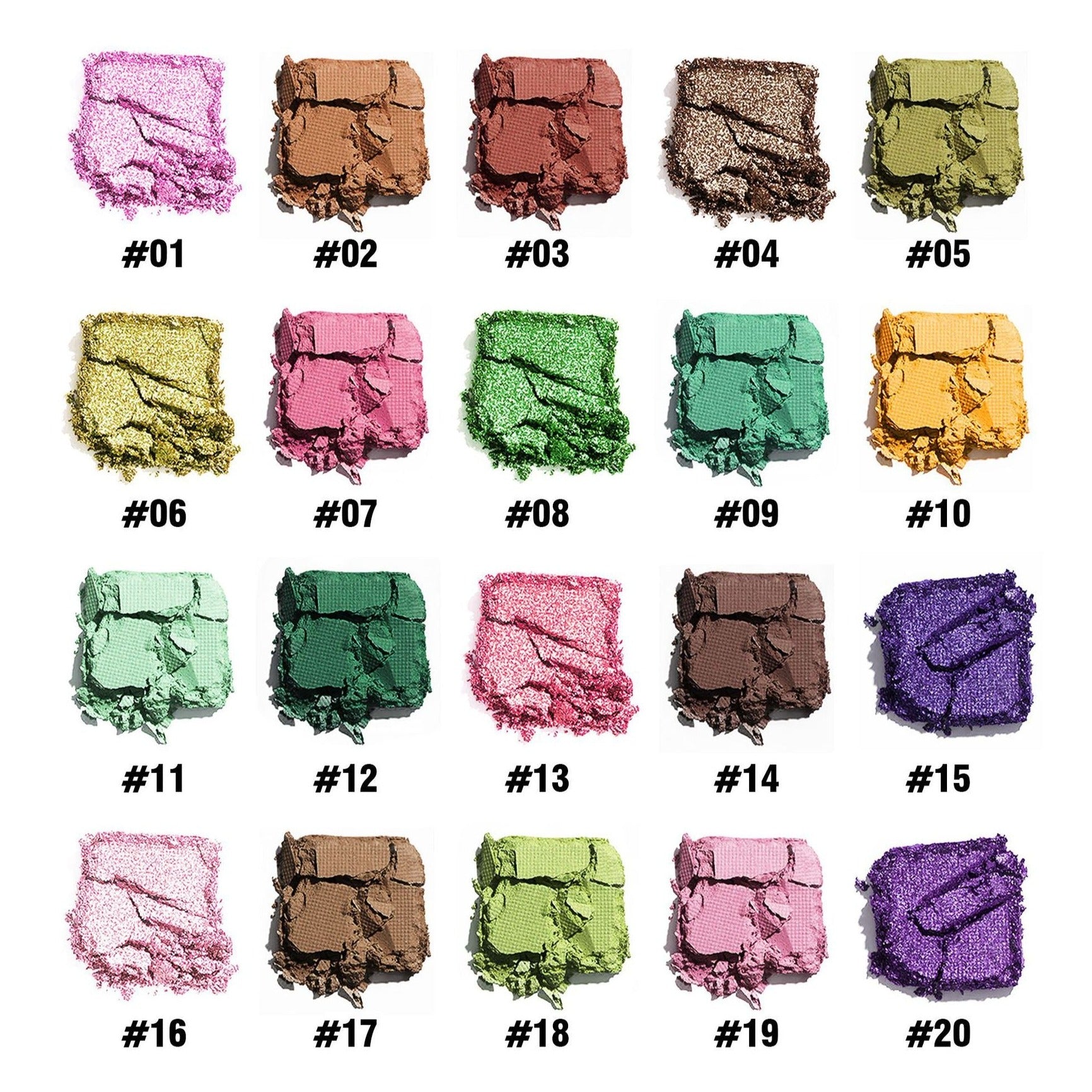 20 Color Eyeshadow Palette