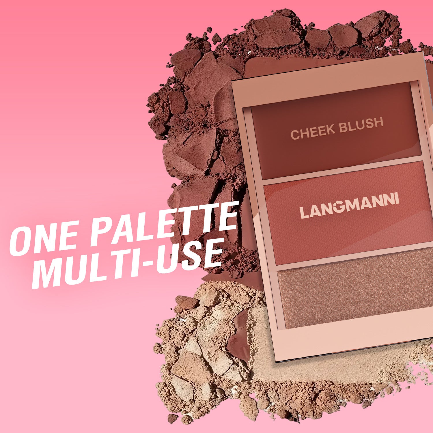 3-in-1 Multi-Use Cheek Palette