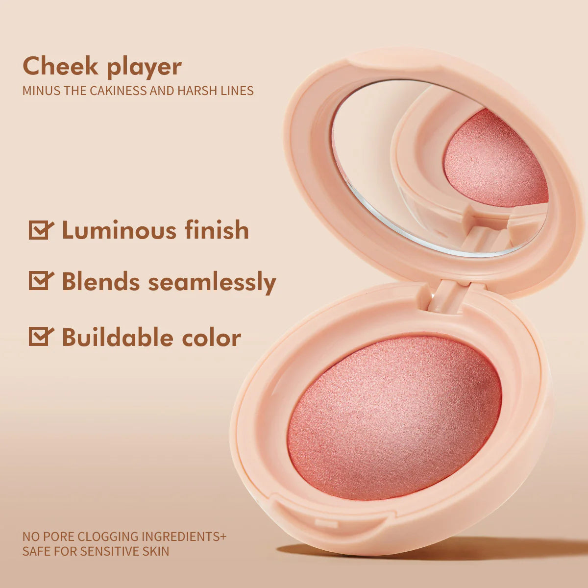 Luminous Velvet Dome Blush