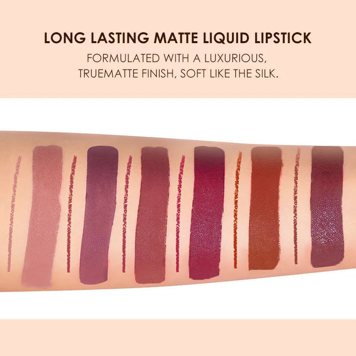 Lip Contour Kit – Ultra Matte Liquid Lipstick Liner Duo