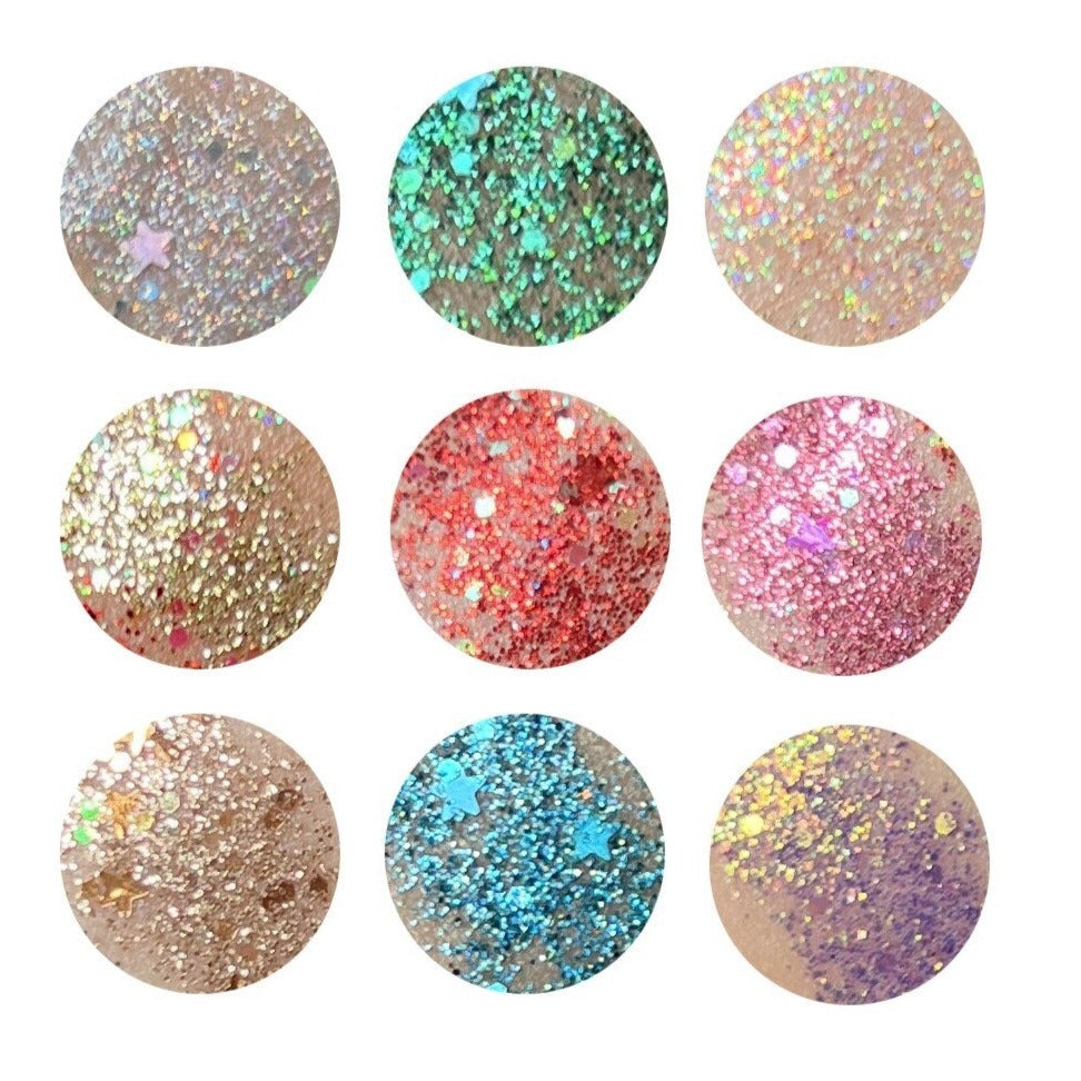 9 Colors Glitter Eye Shadow Palette