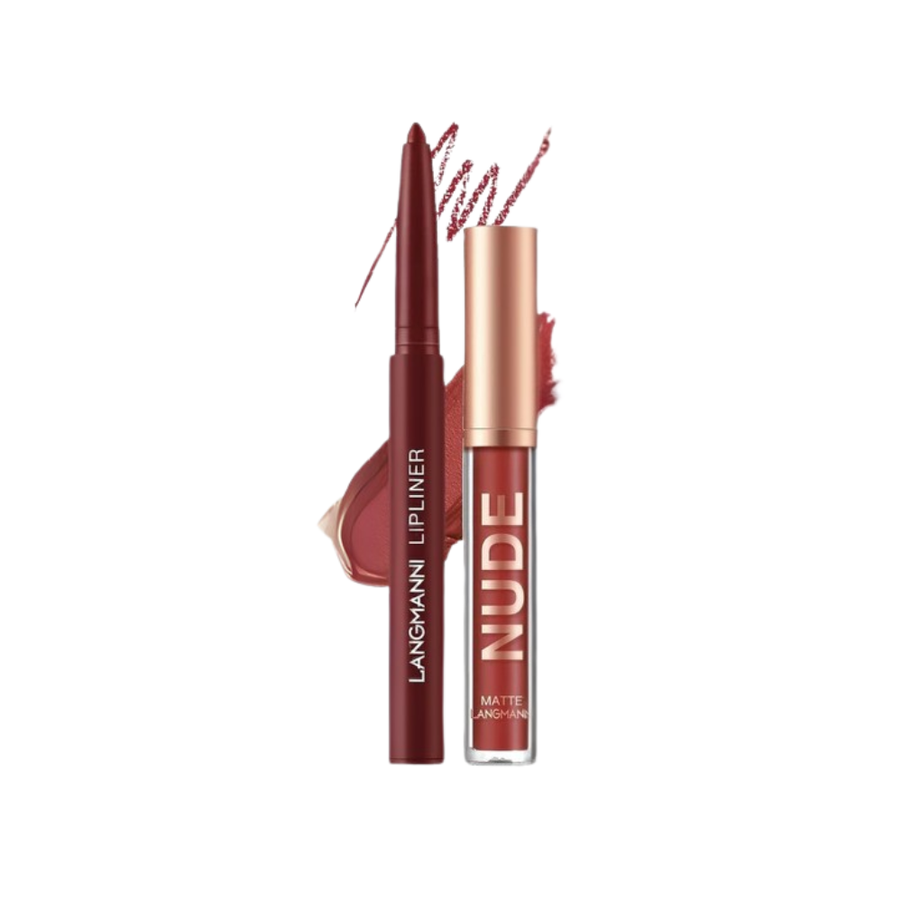 Lip Contour Kit – Ultra Matte Liquid Lipstick Liner Duo